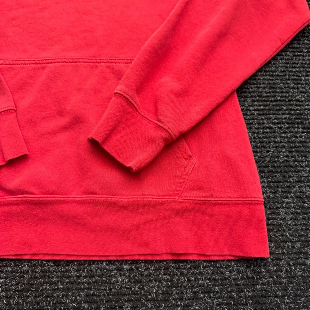 The North Face Mens Red Graphic Logo Pullover Hoodie Size Medium NF0A3NZA